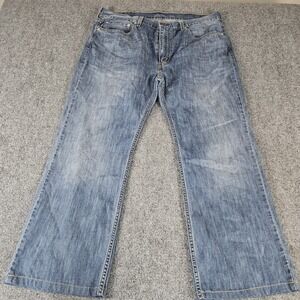 Levis 527 Slim Bootcut Jeans Mens 38x30 Blue Medium Wash Denim 05527-0175